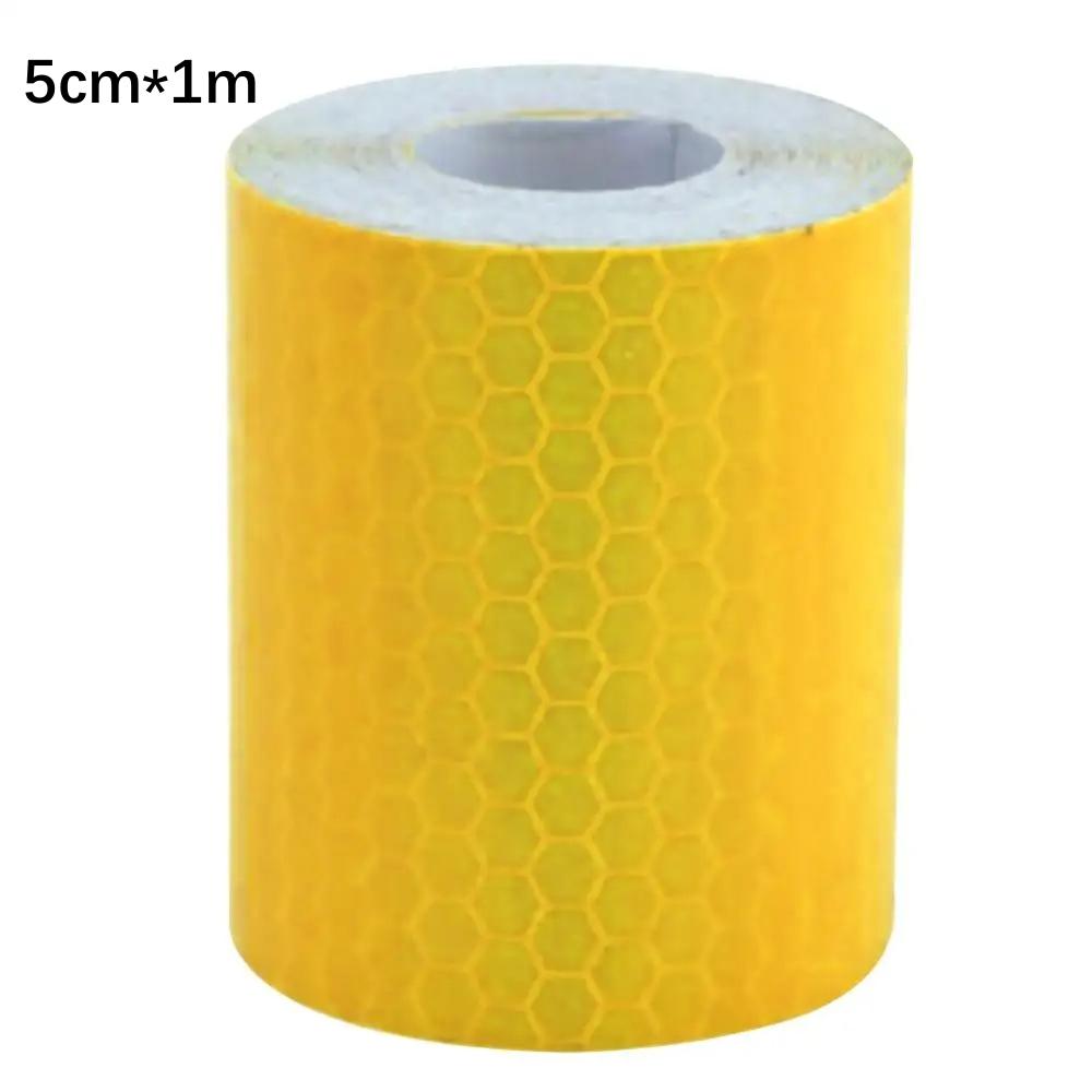 Автомобильная светоотражающая лента 3 м/1 м, предупреждающая наклейка для автобезопасности, защитная лента-отражатель, пленка для грузовиков, авто наклейки для мотоциклов