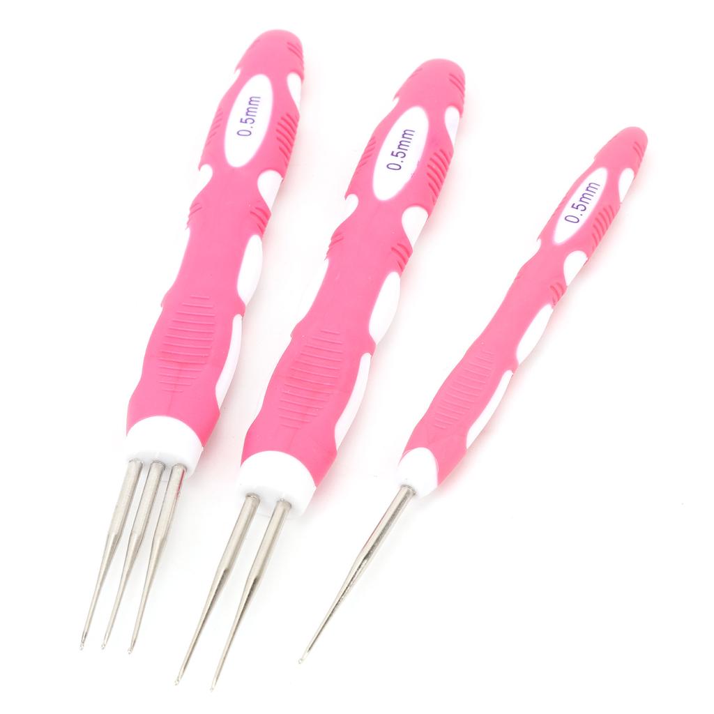 Крючок для дредов 0,5 мм Быстрое плетение Износостойкий Длительный срок службы Дреды тоже переплетены