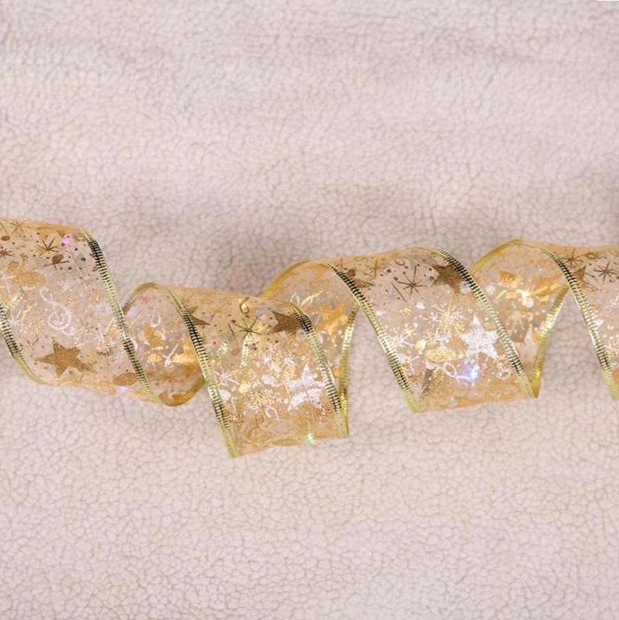 1 шт. 2 м светодиодная лента двухслойная гирлянда рождественская лента с бантами