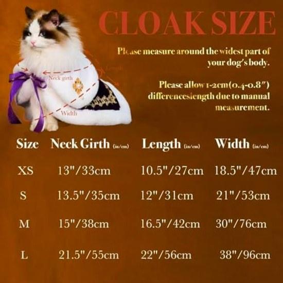 Lovelyshop Pet Series Royal Coronation Style White Fake Fur Mantle HalloweenRoyal Cosplay (for Dogs Cats) Size M