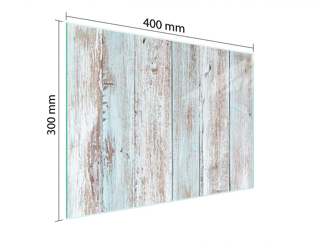 SZKLANA DESKA DO KROJENIA 40x30 DREWNO