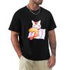 Футболка Nyanko Sensei с креветкой темпура, дышащая, для путешествий