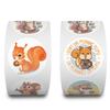 500 Мультяшных Наклеек-Спиралек с Белками для Ежедневников, Блокнотов DIY и Канцелярских Принадлежностей