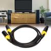 Plug and Play Female to Dual Male Noiseless XLR Audio Y Adapter Cable  Speaker Connection