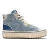 Кроссовки для скейтбординга Li Ning CF Paint High-Top, унисекс, Crown-Blue AGCS050-2