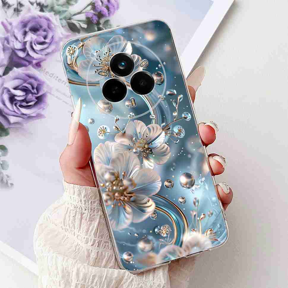 Чехол для Realme 14 Pro 5G RMX5056 Новый модный стиль Мягкий силиконовый чехол из ТПУ для Realme 14Pro+ 14Pro Plus 5G RMX5051 Защитный корпус-бампер