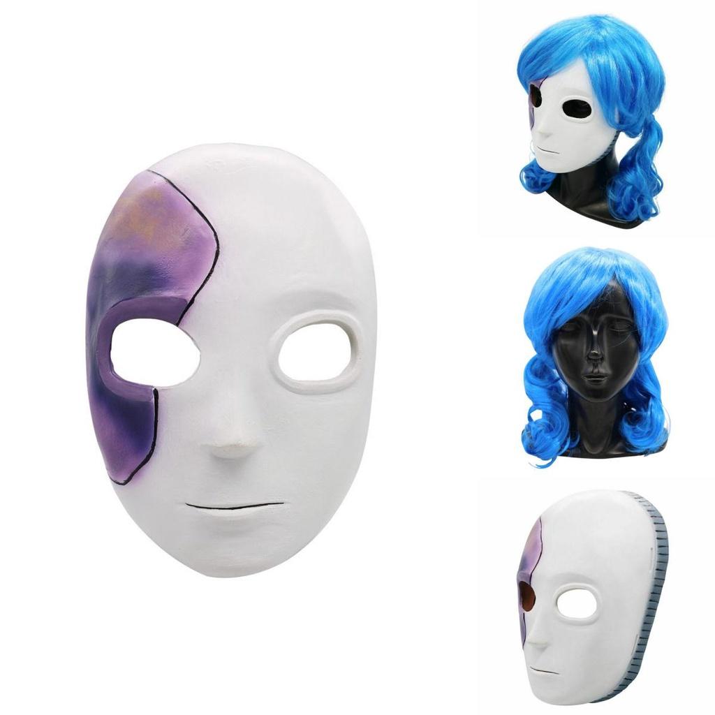 Латексная маска Салли Фейс для косплея с удобной посадкой, идеально подходящая для Хэллоуинских вечеринок