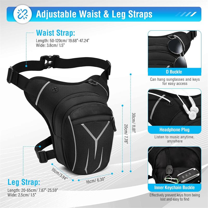 Для Bmw R1200Gs R1250Gs R 1200Gs R1250 Gs R 1250 Lc Adv мотоцикл водонепроницаемый заниженная талия сумка для ног поясной ремень бедра поясница военный