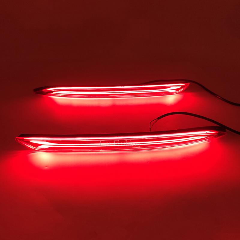 For Geely Coolray Proton X50 2018 2019 2020 2021 LED Rear Bumper Reflector Light Car turn signal Tail Light Brake Warning Lamp