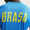 Nike Dri-Fit Strike Сборная Бразилии Облегающий крой Круглый вырез Быстросохнущая Короткий рукав Футбольная футболка Мужские топы IB4964-435