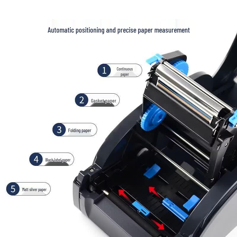 Термоэтикетки Gprinter GP-9025T, двухрежимный, вилка CN (адаптер в комплекте)