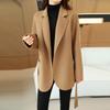 Женское пальто из 100% шерсти, СОВРЕМЕННОЕ НОВОЕ Осеннее шерстяное длинное пальто SAGA, полупальто ручной работы, зимняя теплая шерстяная длинная куртка, пальто