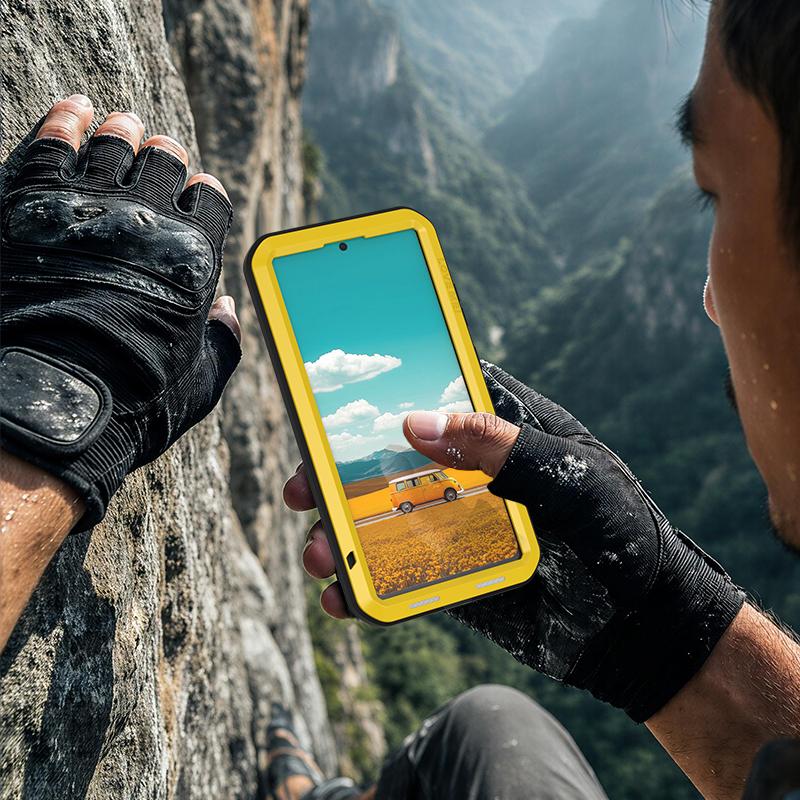 Ударопрочный и пылезащитный чехол Love Mei для Samsung Galaxy S26 Ultra Plus, силиконовый, металлическая защитная крышка военного класса