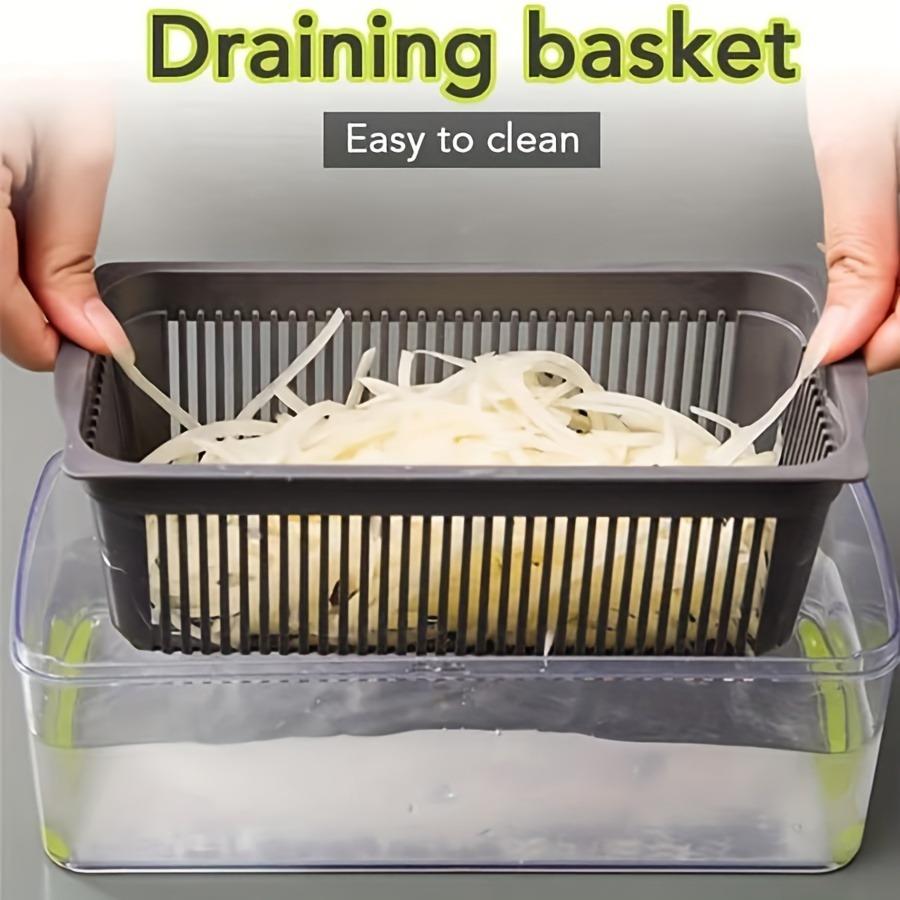 Multi functional vegetable slicer 16 in 1, fruit and ingredient slicer, vegetable slicer, dice cutter, kitchen accessory.