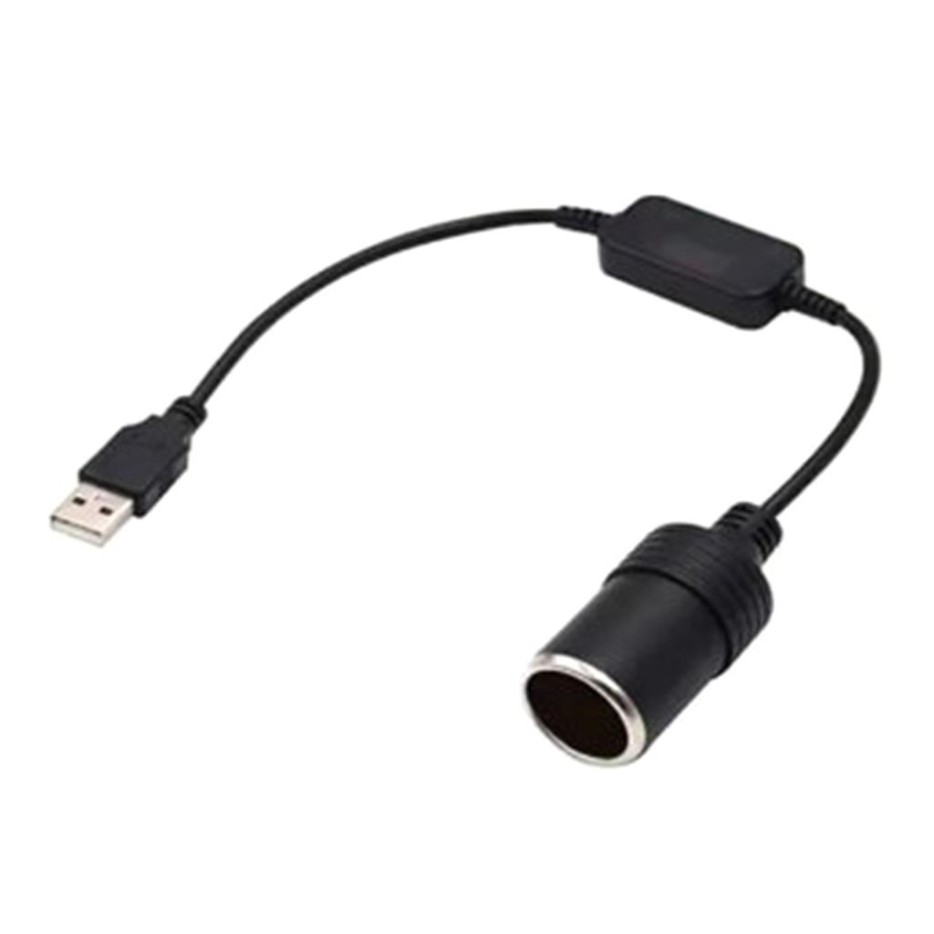 Модернизированная розетка, повышающий кабель преобразователя напряжения, USB-порт для зарядки, преобразователь питания от 5 В до 12 В для GPS-видеорегистратора-