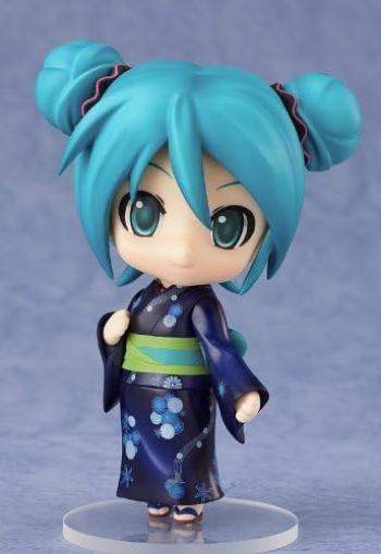 Nendoroid Hatsune Miku Yukata CARABAN представляет Летний фестиваль 2012 в море 100 мм ABS ПВХ окрашенная подвижная фигурка Good Smile Online Shop Limited Ver.