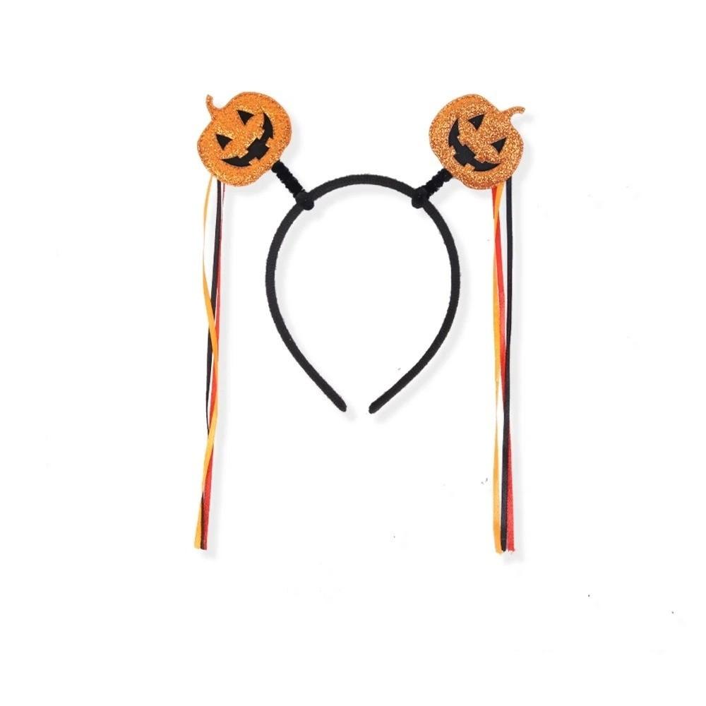 Fade-Resistant Halloween Ghost Headband Comfort Fit Bat Pumpkin Headband Masquerade Ball