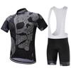 Breathable Summer Short Riding Bicycle Cycling Clothing Set Men Sport Jerseys Suits White Bib Pants Bicycle Clothes Race Bicycle Wear Tights