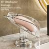 1PCS Household Free Punch Cartoon Soap Box Countertop Drain Light Luxury Soap Box Bathroom Suction Cup Soap Box Rack