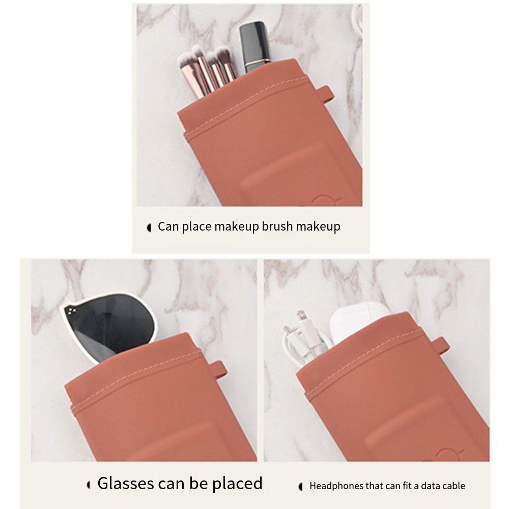 Silicone Glasses Bag Soft Eye Glasses Organizer Glasses Box Reading Eyewear Case Swimming Goggles
