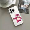 Милый чехол для телефона L-Lotso для iPhone 17/16/15/11/13/14 Pro Max Plus/X/Xr/Xs Max/12mini Air Прозрачный Clear