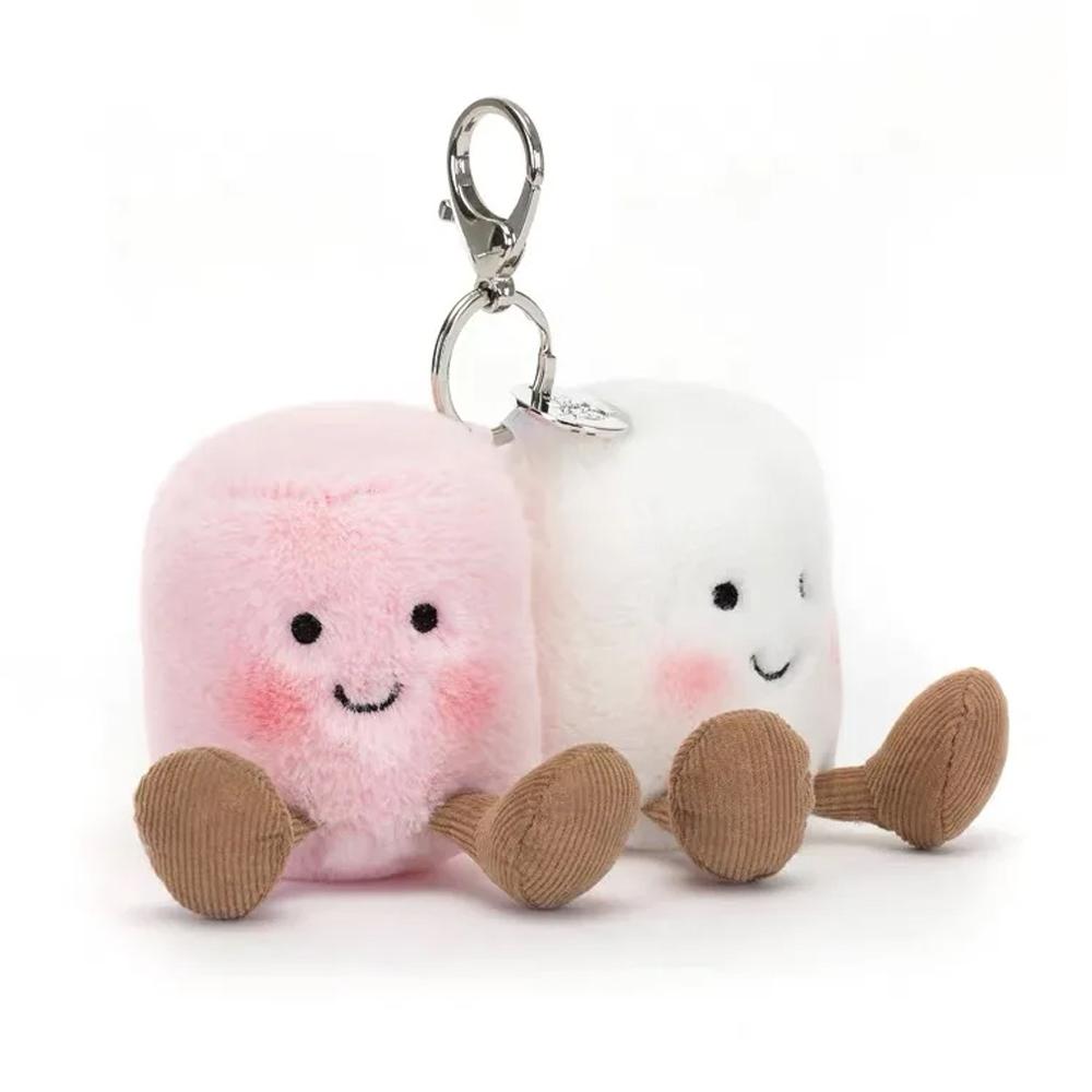 New JC label cute girl bag charm plush toy keychain Kawaii plush toy perfect as a birthday or Christmas gift get