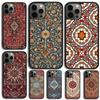 Чехол для телефона с цветочным узором в стиле персидского ковра для iPhone 17 Air 16 15 Plus Max 14 13 12 Pro Max Защитный корпус coque