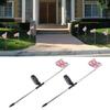 2PCS Solar UK Flag Light LED Solar Garden Lawn Lamp For Outdoor Landscape Decoration White Light