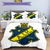 3pcs Duvet Cover Set (1*Duvet Cover + 2*Pillowcase, Without Core), AIK Fotboll Print Bedding Set, Bedroom Decor, All‑Season, Birthday Gift