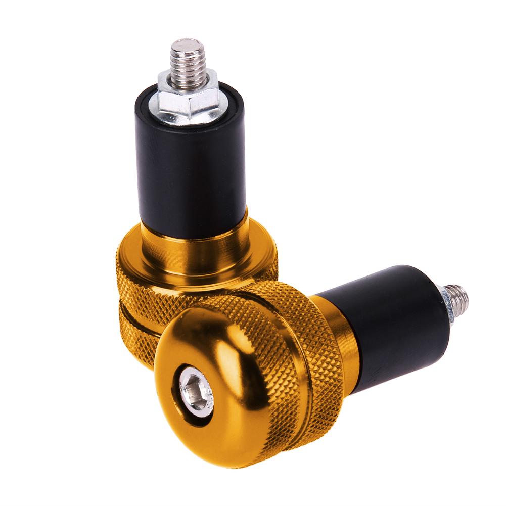 7/8" Мотоциклетный руль Ручка Торцевые заглушки Алюминиевые заглушки Мото Руль Торцевой Грузик Слайдер Стопор Стопор Аксессуары для мотоциклов