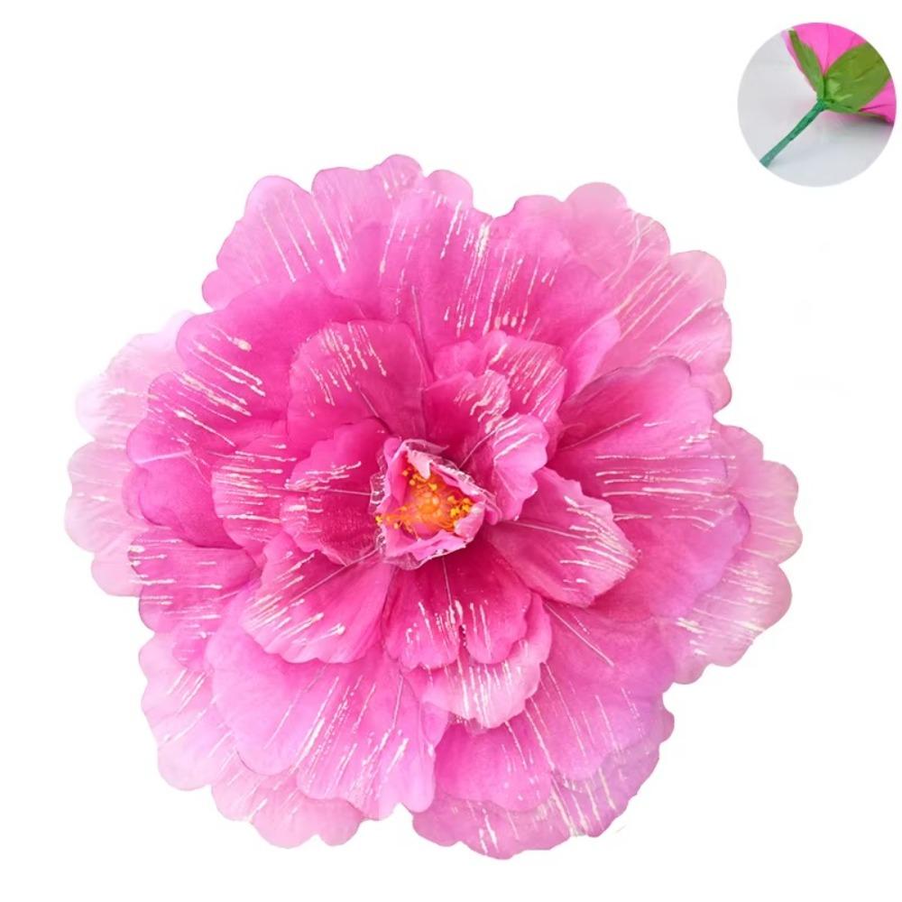 Большие Искусственные Цветы на Стебле Держатели Цветов Пион Цветочный Фестиваль Празднование Свадебный Фон Танцевальное Представление