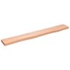 VidaXL Wall Shelf Light Brown 80x10x2 Cm Solid Oak Wood Treated 363656