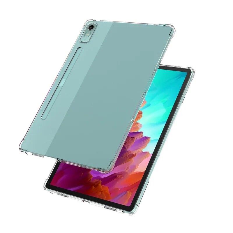 Подушки безопасности, мягкий чехол из ТПУ для Lenovo Xiaoxin Pad Pro 12,7 дюйма, прозрачный чехол для Xiaoxin Tab P12 2023, прозрачный силиконовый чехол для планшета