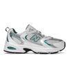 530 White Silver Green Unisex Sneakers Silver-Metallic MR530AB