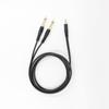 Dual 1/4" 6.35mm Male Mono Jack To Stereo 1/8" 3.5mm Jack Male Aux Audio Stereo Cable