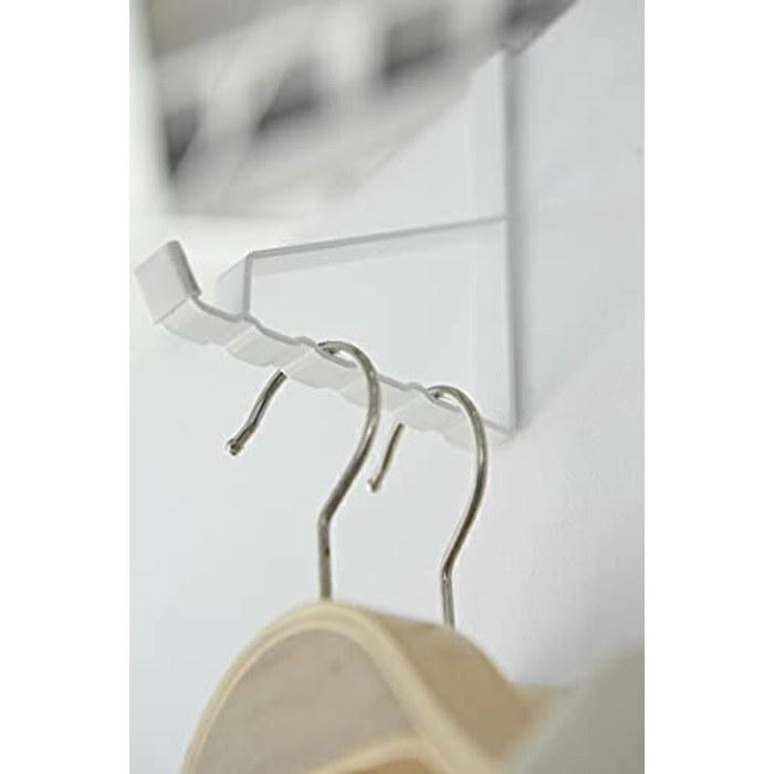 [Yamazaki] Door Hook Smart Door Hanger 6-Hook White 2-Set 2762 | Door Hanger Hooks Bag Hat Storage White (2-Set)