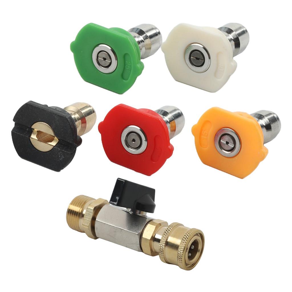 Адаптер M22 14MM на 4500 PSI с быстроразъемным соединением и функцией Вкл/Выкл
