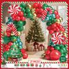 10 Styles Christmas Balloon Sets Arched Door Openings Flower Garlands Christmas Party Decorations New Year Decorations