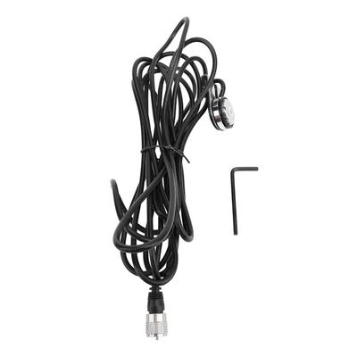 Крепление для антенны Стабильная передача сигнала с кабелем RG58 длиной 13 футов, разъемом PL259 для антенны NMO HF VHF UHF