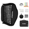 Авторизованный софтбокс GODOX 60x60 см с сетчатым софтбоксом Speed Ring Set Bowens Mount Strobe Softbox Folding Quick Storage Monoblock Strobe Photo Flash Kit Studio