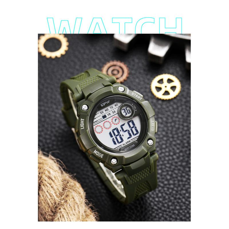 Лучший бренд, роскошные мужские цифровые часы, водонепроницаемые военные наручные часы, секундомер, спортивные часы для мужчин, часы