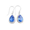 Tanzanite Gemstone 925 Sterling Silver Handmade Jewelry Earrings 1.40" For Gift EE-9-9