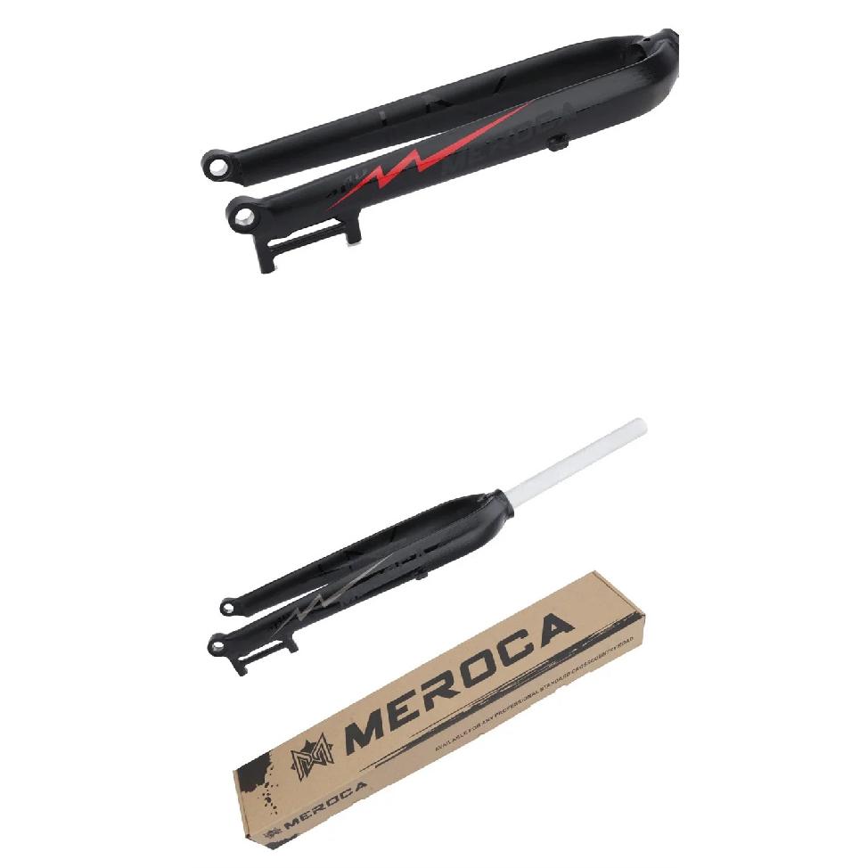 MEROCA Mountain Bike Barrel Shaft Hard Fork For Disc Brake 26/27.5/29 Inch Boost 15x100/110mm Forks EIEIO Bicycle Parts