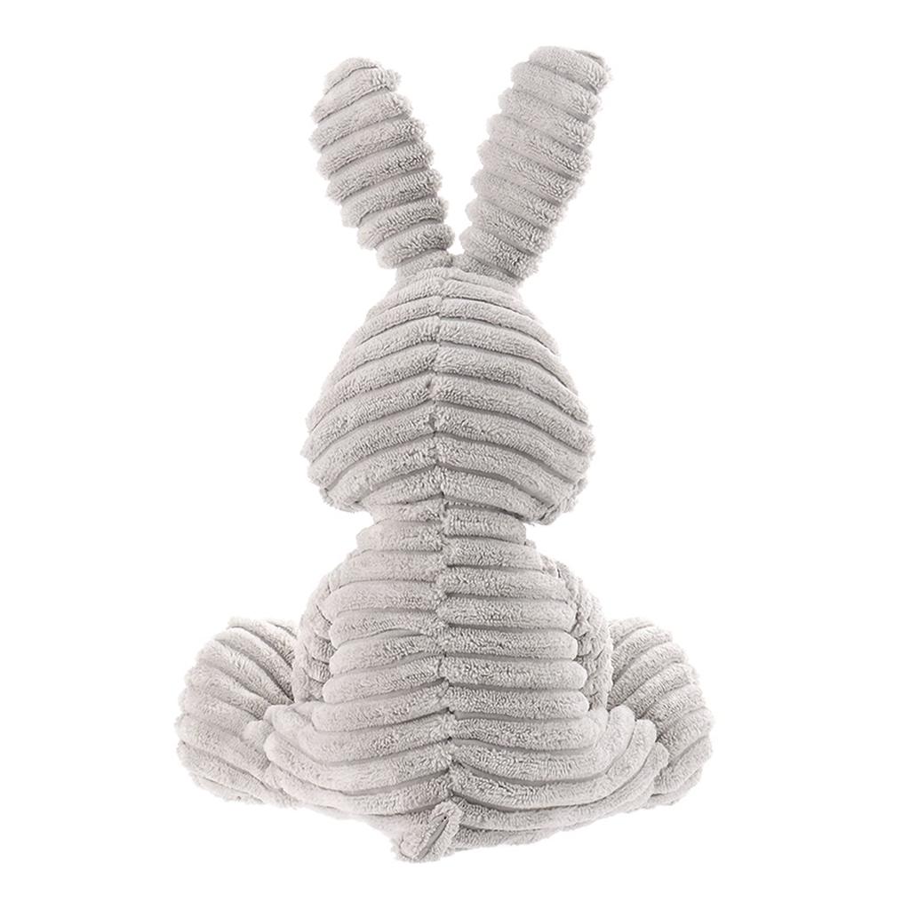 Apricot Lamb Grey Corduroy Bunny Plush Toy for Soft and Fluffy Grey Corduroy Bunny for Girls and 23cm Kids, Cute, Boys,