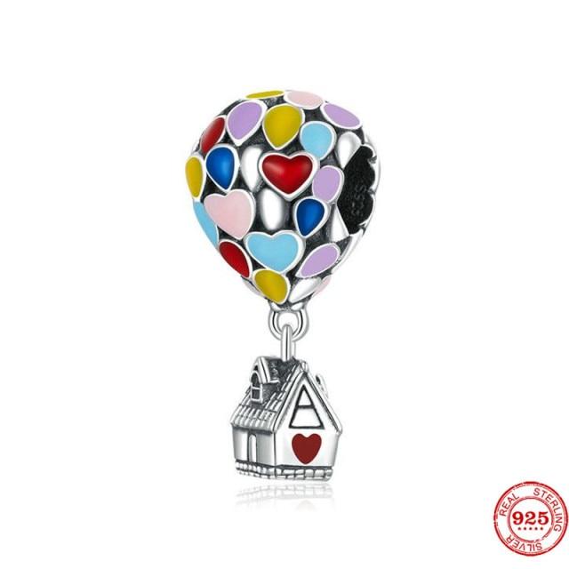 Подвеска из стерлингового серебра 925 пробы, подходит для оригинальных очаровательных бусин, синяя коллекция, браслет-подвеска с астронавтом, ожерелье, ювелирные изделия, женские ювелирные изделия