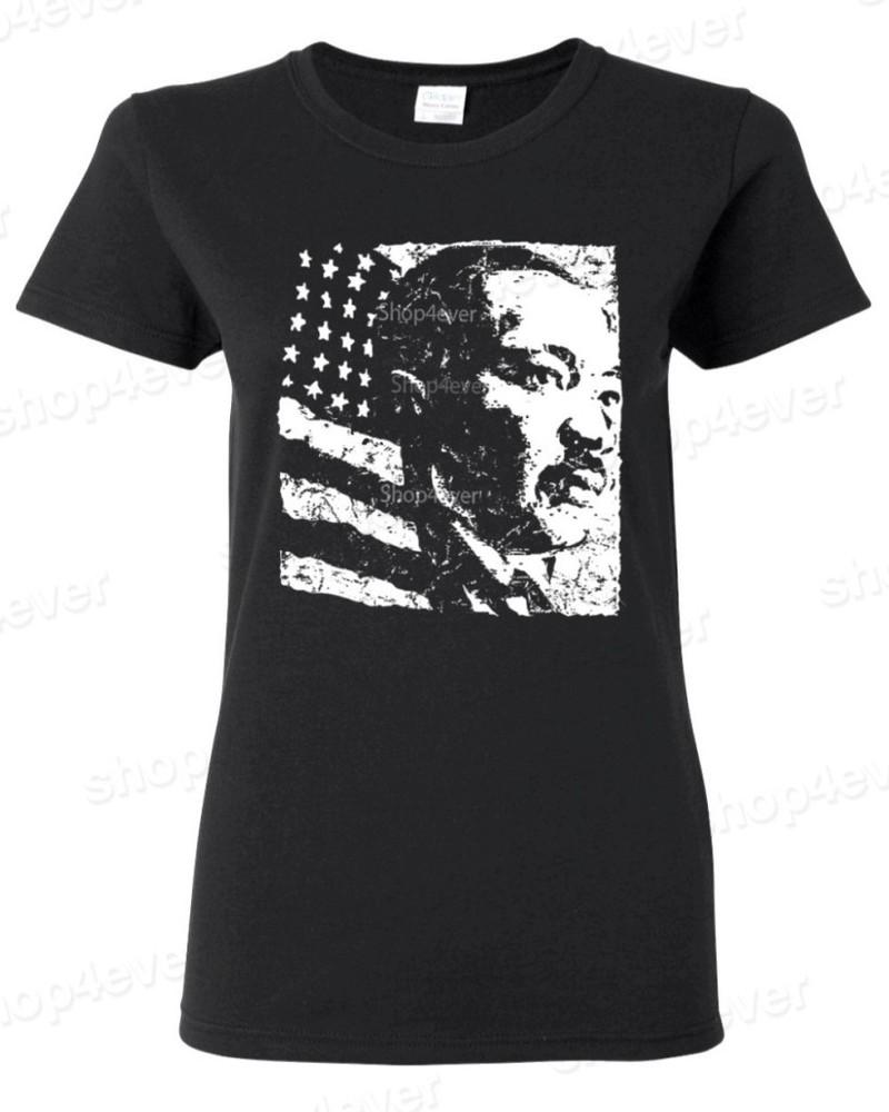 Мартин Лютер Кинг младший. Женская футболка MLK Shirts Дизайн Лидера Движения за Гражданские Права