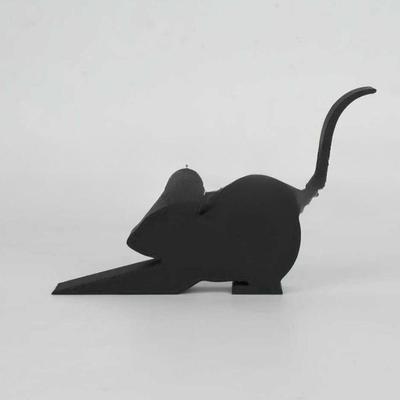 Креативная 3D-печать Декоративная животная дверная пробка Черная противоударная дверная пробка Нескользящий дверной бампер для дома и офиса