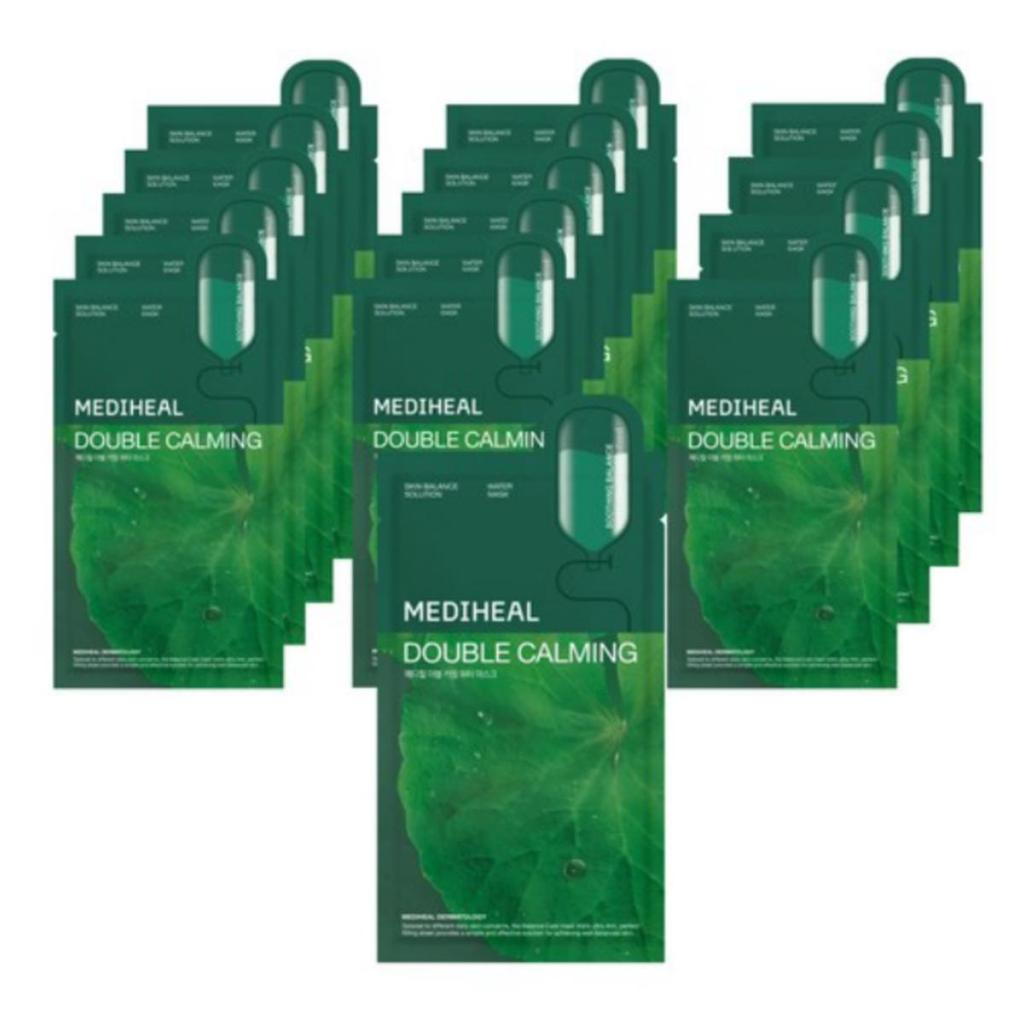 Mediheal Double Calming Water Mask 15 Sheets, 1Set