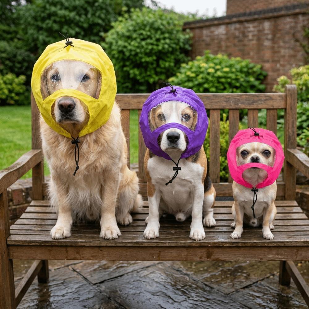 Water Proof Dog Shower Cap Soft Elastic Waterproof Ear Cover Dog Shower Time