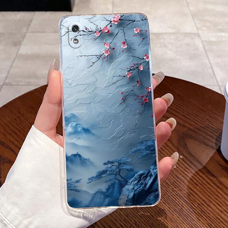 For Redmi 7A 7 Case Aesthetic Cute Cat Fashion Funny Soft Silicone Back Cover For Redmi 7A 7 A Transparent TPU Phone Case Bumper